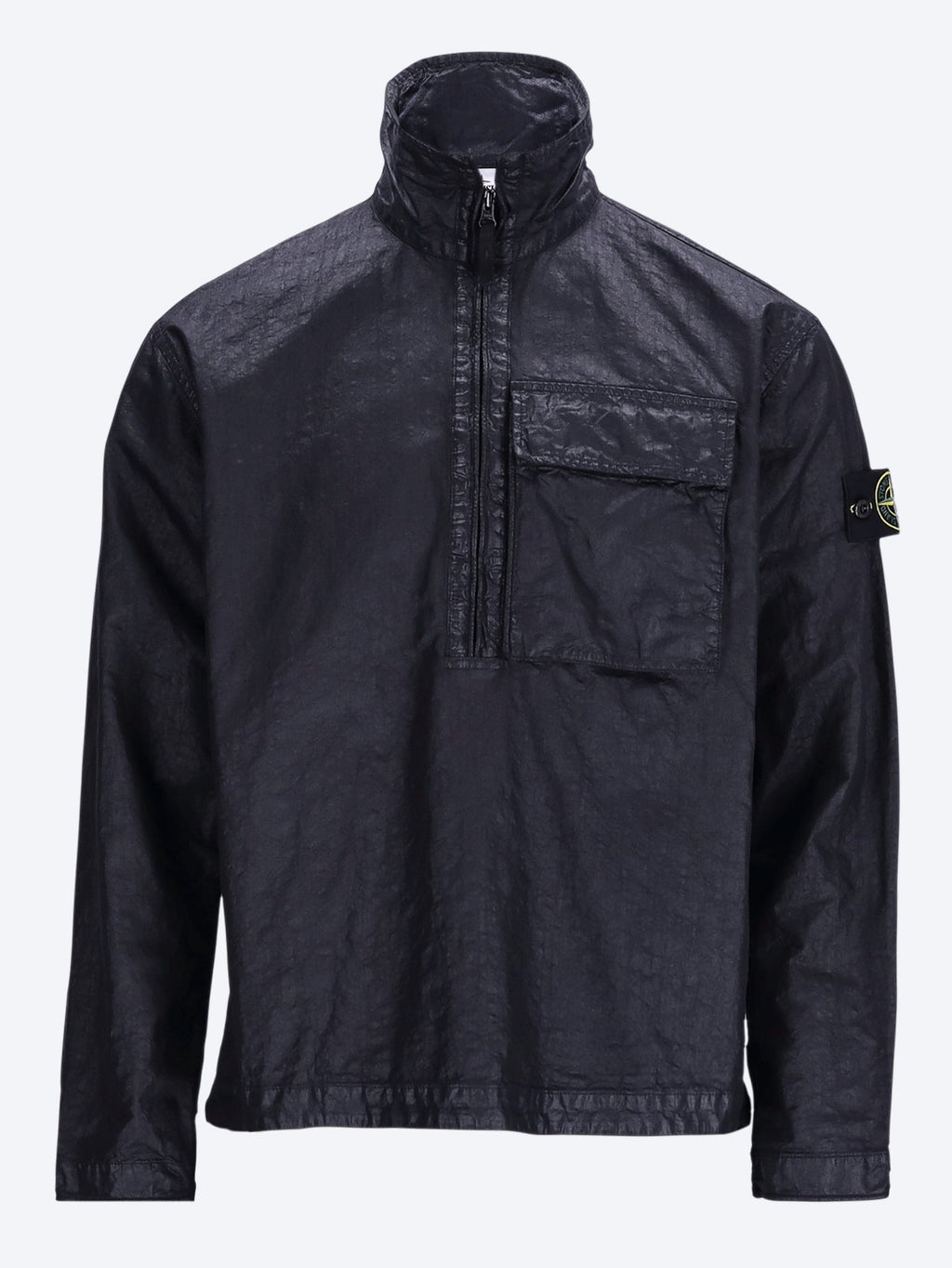 Panama-Tc Garment Dyed Shirt Stone island – Гарантія оригінальності – боковий вид