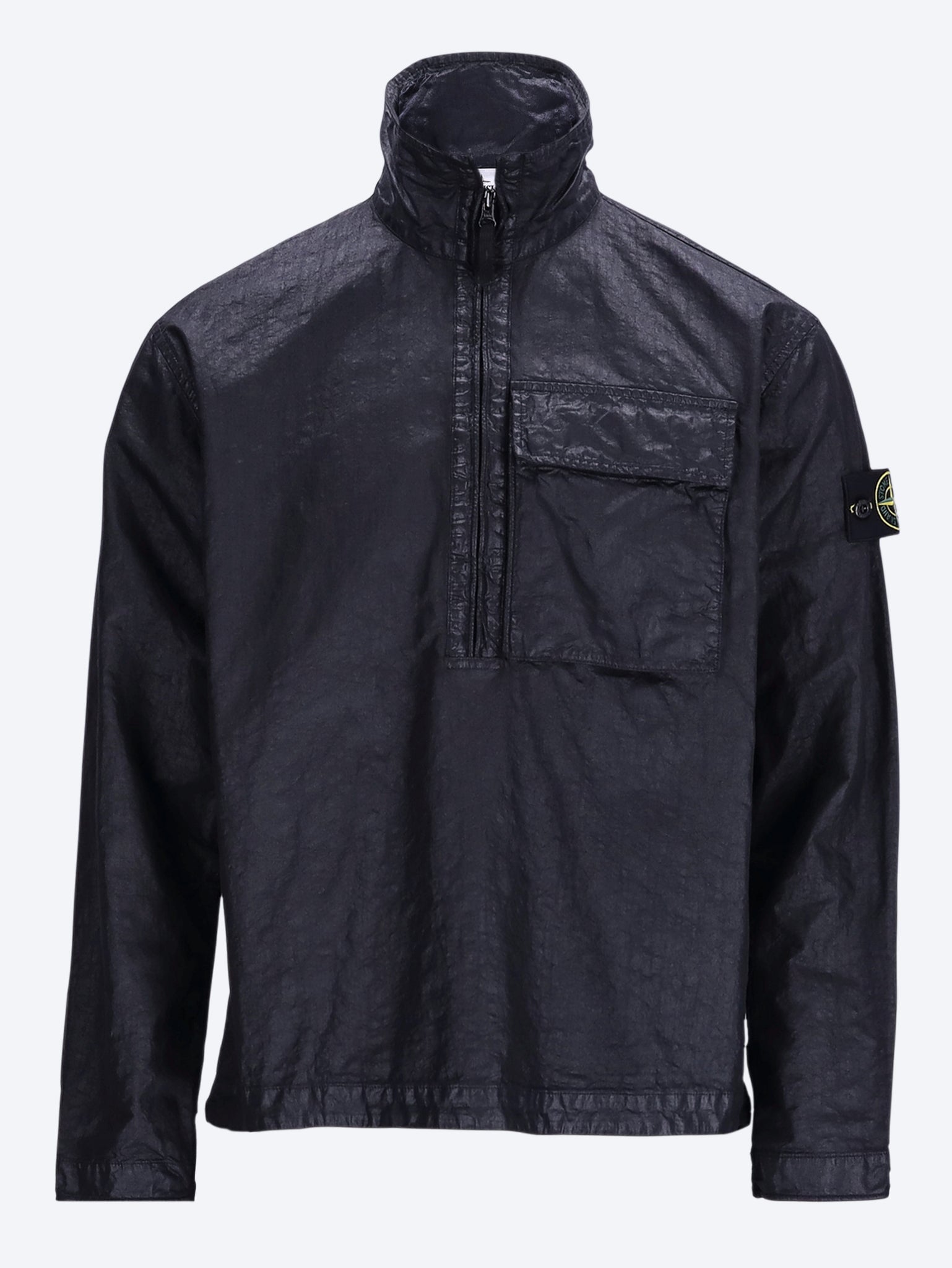 Panama-Tc Garment Dyed Shirt Stone island – Гарантія оригінальності – боковий вид