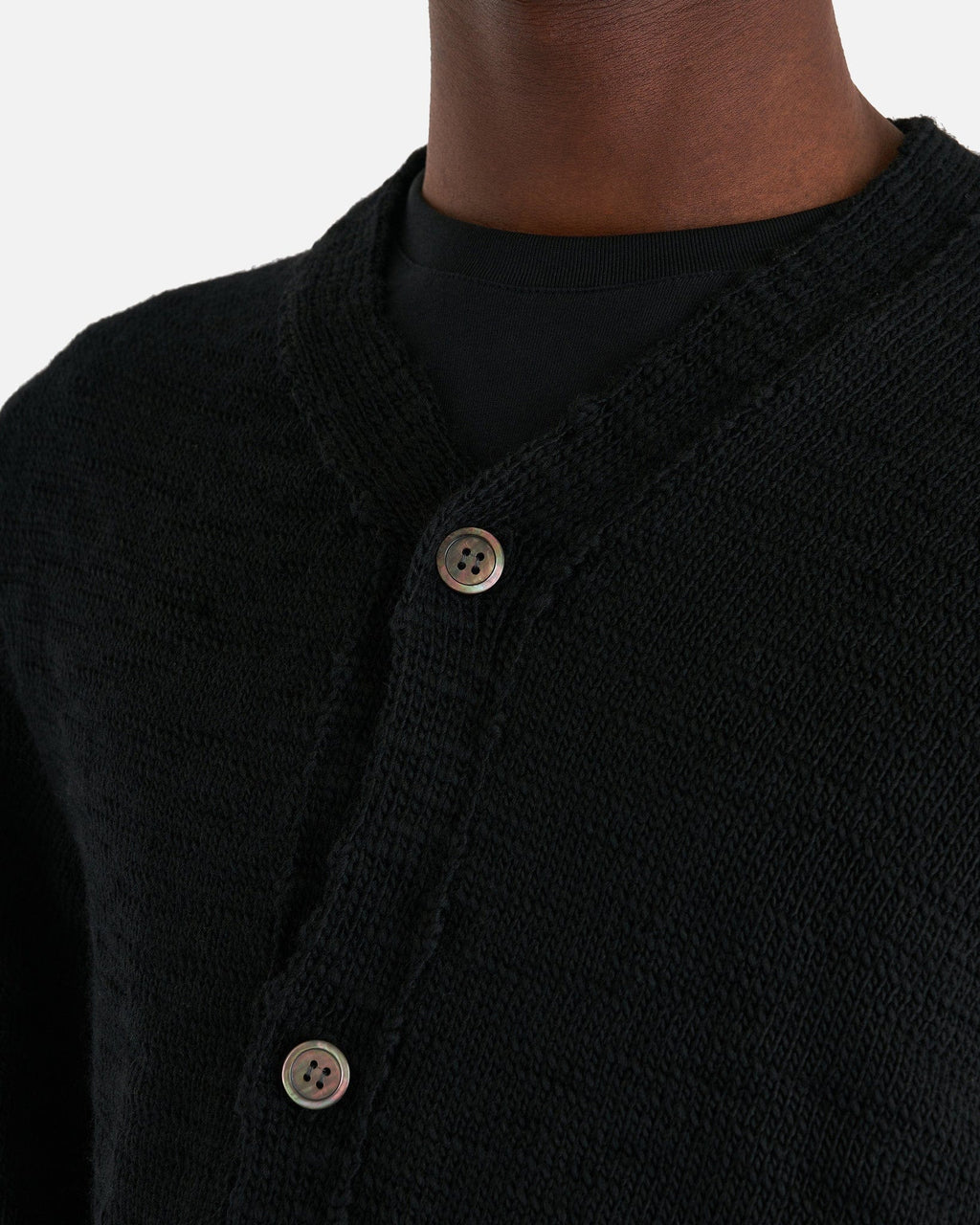 Paneled Cardigan In Black Comme des garcons – Гарантія оригінальності – збільшений вид