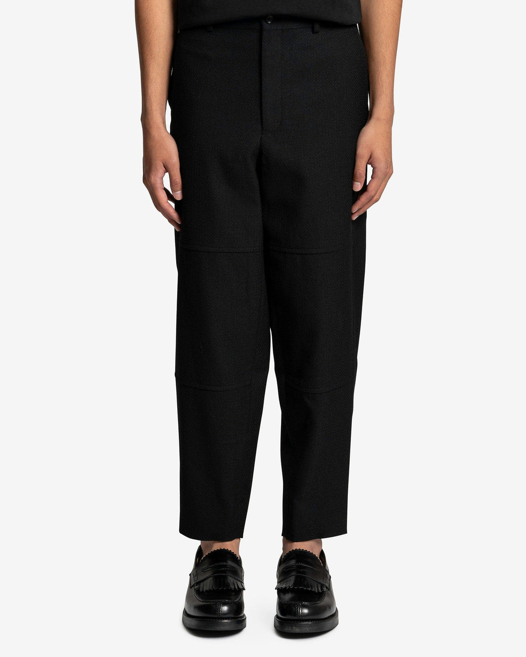 Paneled Detail Trousers In Black Comme des garcons – Гарантія оригінальності – боковий вид