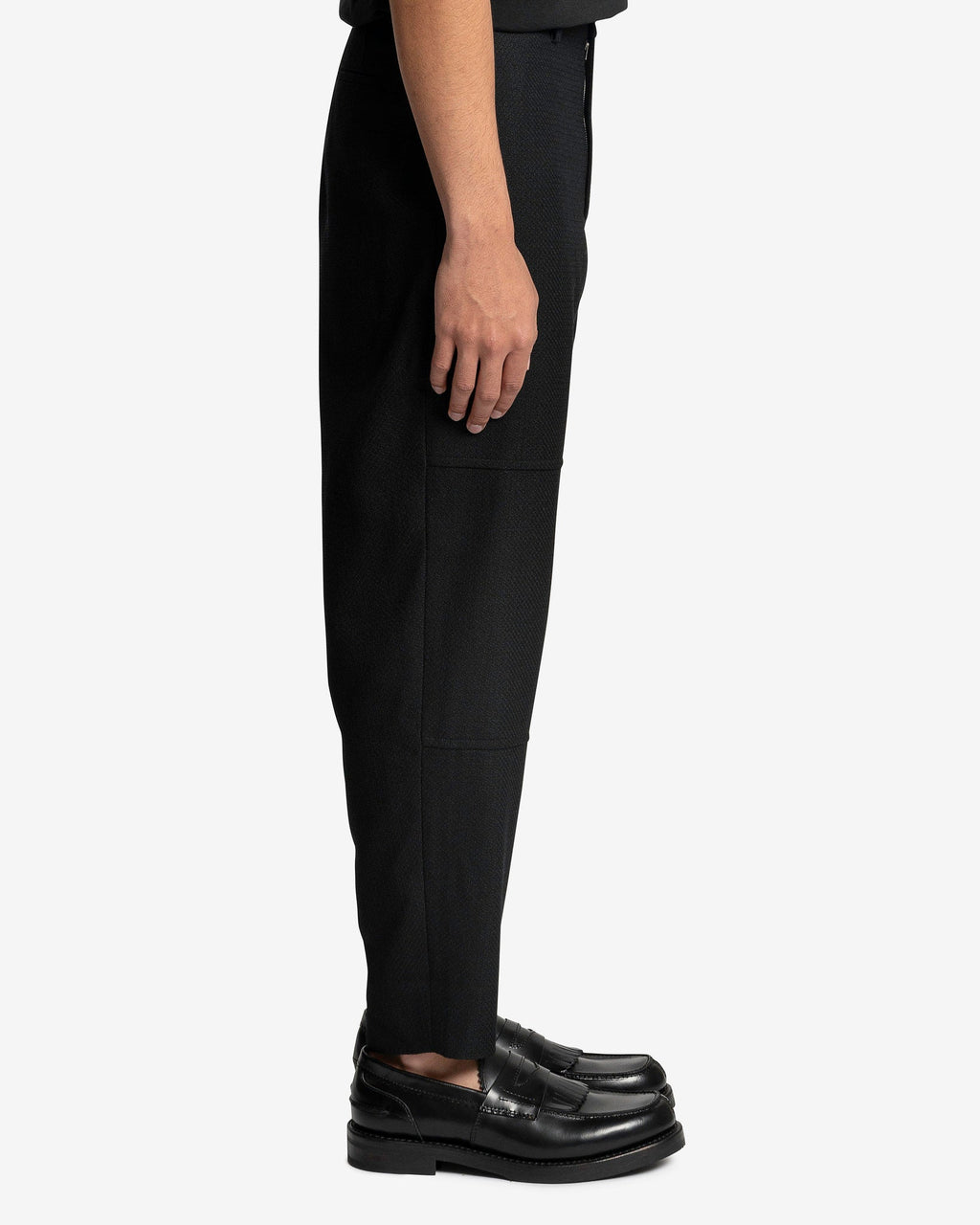 Paneled Detail Trousers In Black Comme des garcons – Гарантія оригінальності – вид ззаду