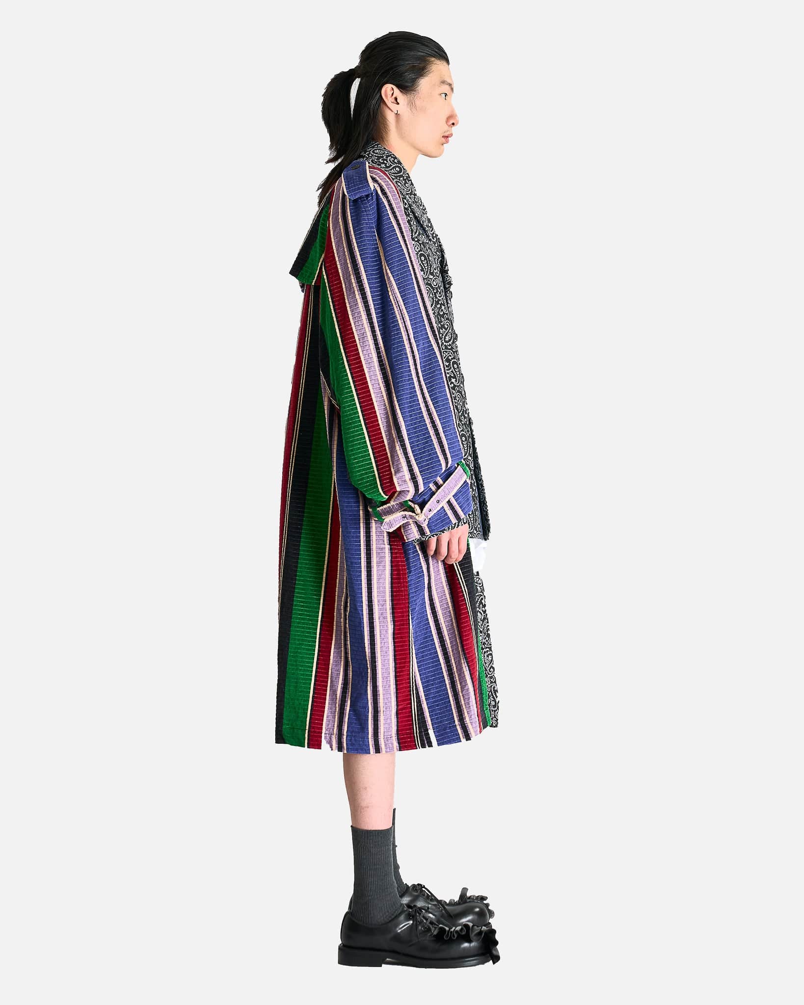 Оригінальна Paneled Patchwork Coat In Multi Comme des garcons – вид ззаду