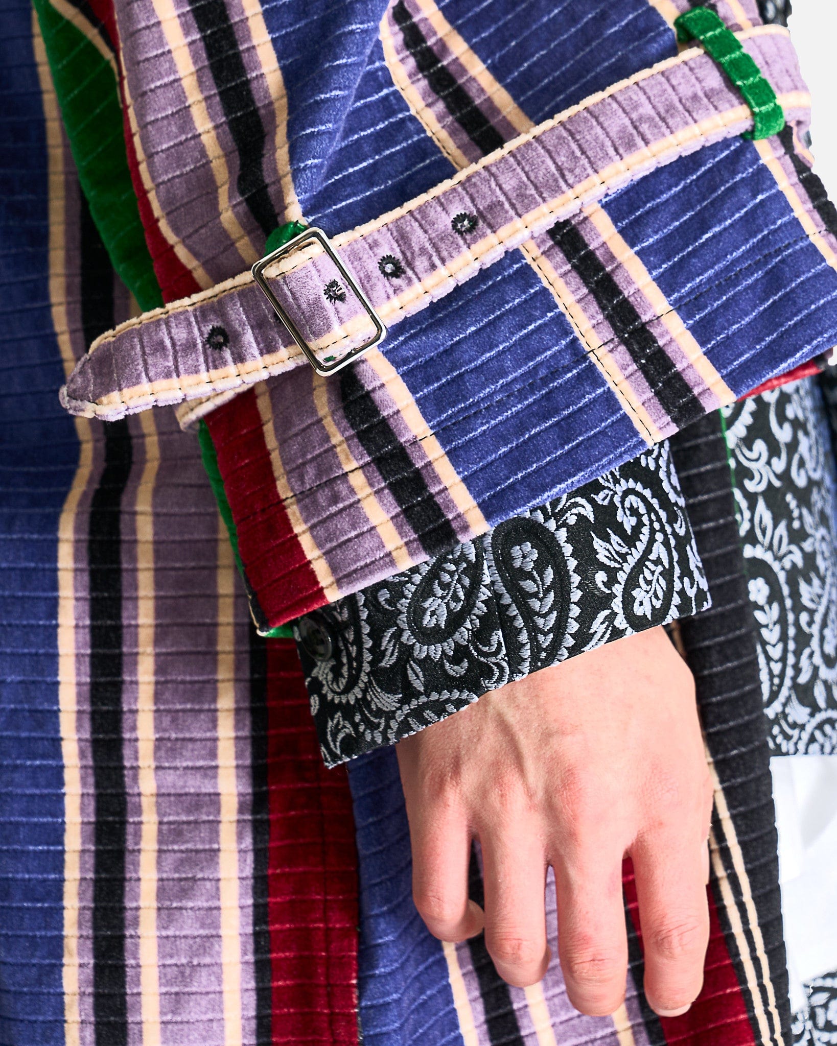 Оригінальна Paneled Patchwork Coat In Multi Comme des garcons – вид 6