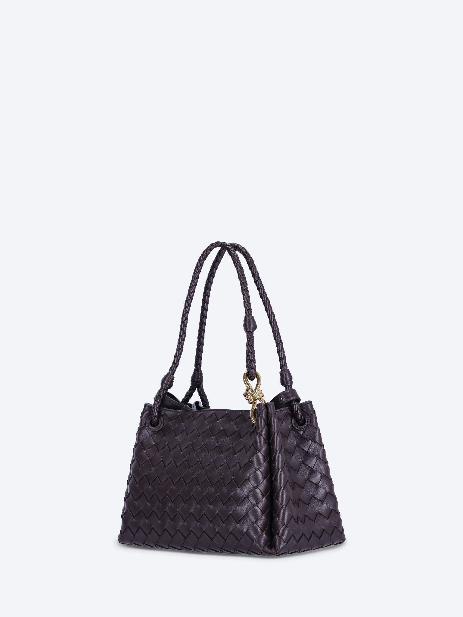 Оригінальна Parachute Leather Handbag Bottega veneta – вид ззаду