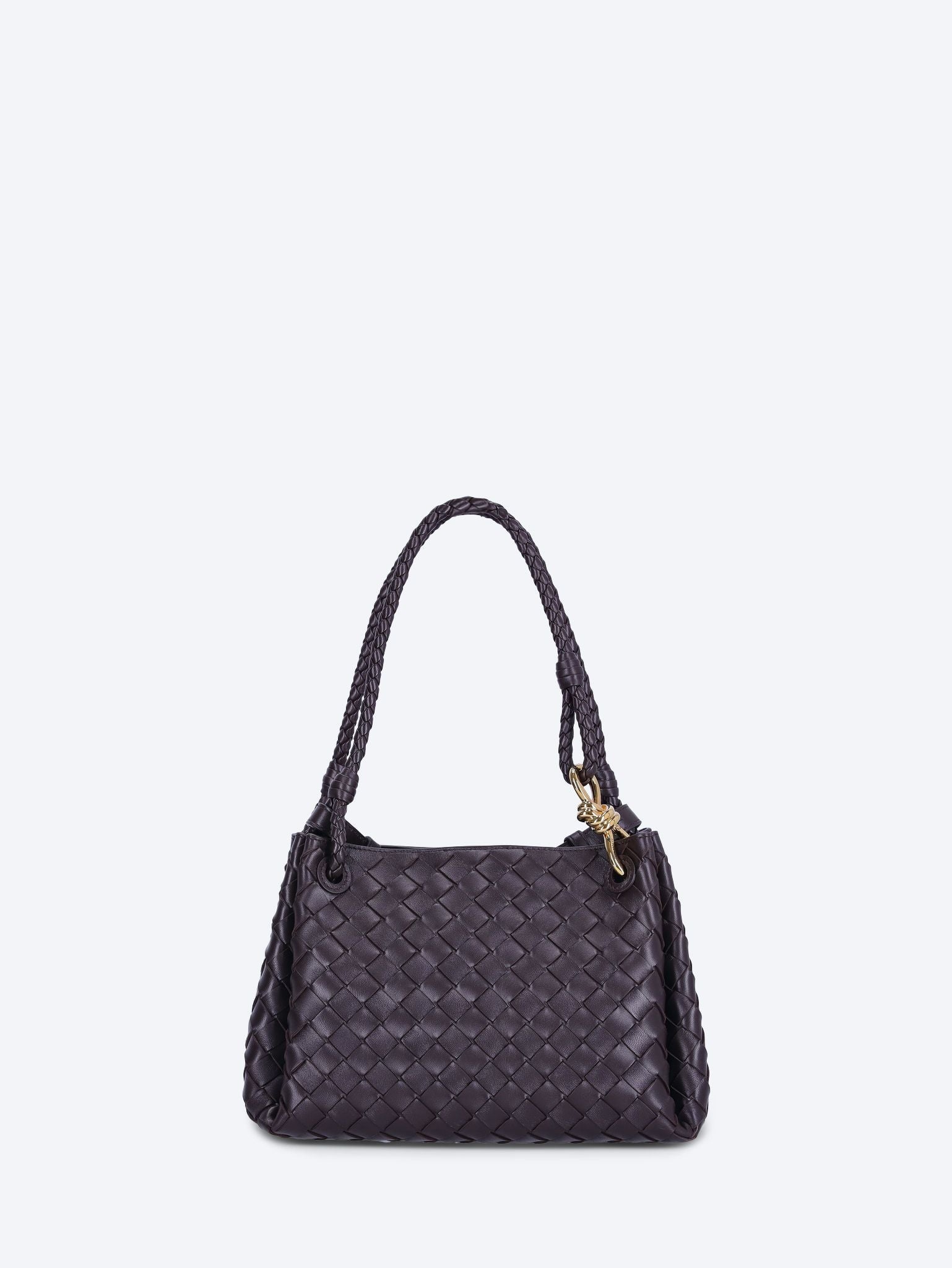 Оригінальна Parachute Leather Handbag Bottega veneta – боковий вид