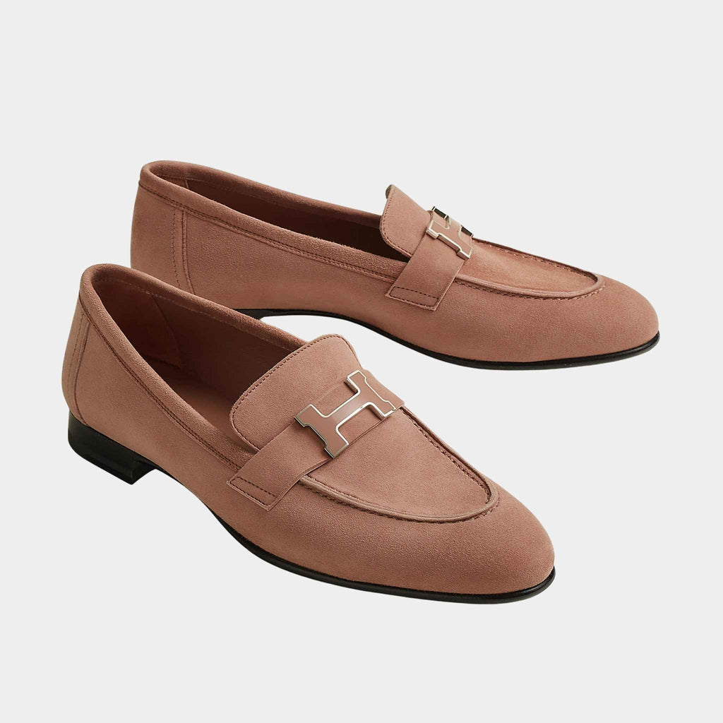 Paris Loafer In Suede Goatskin Women Hermes – Гарантія оригінальності – збільшений вид