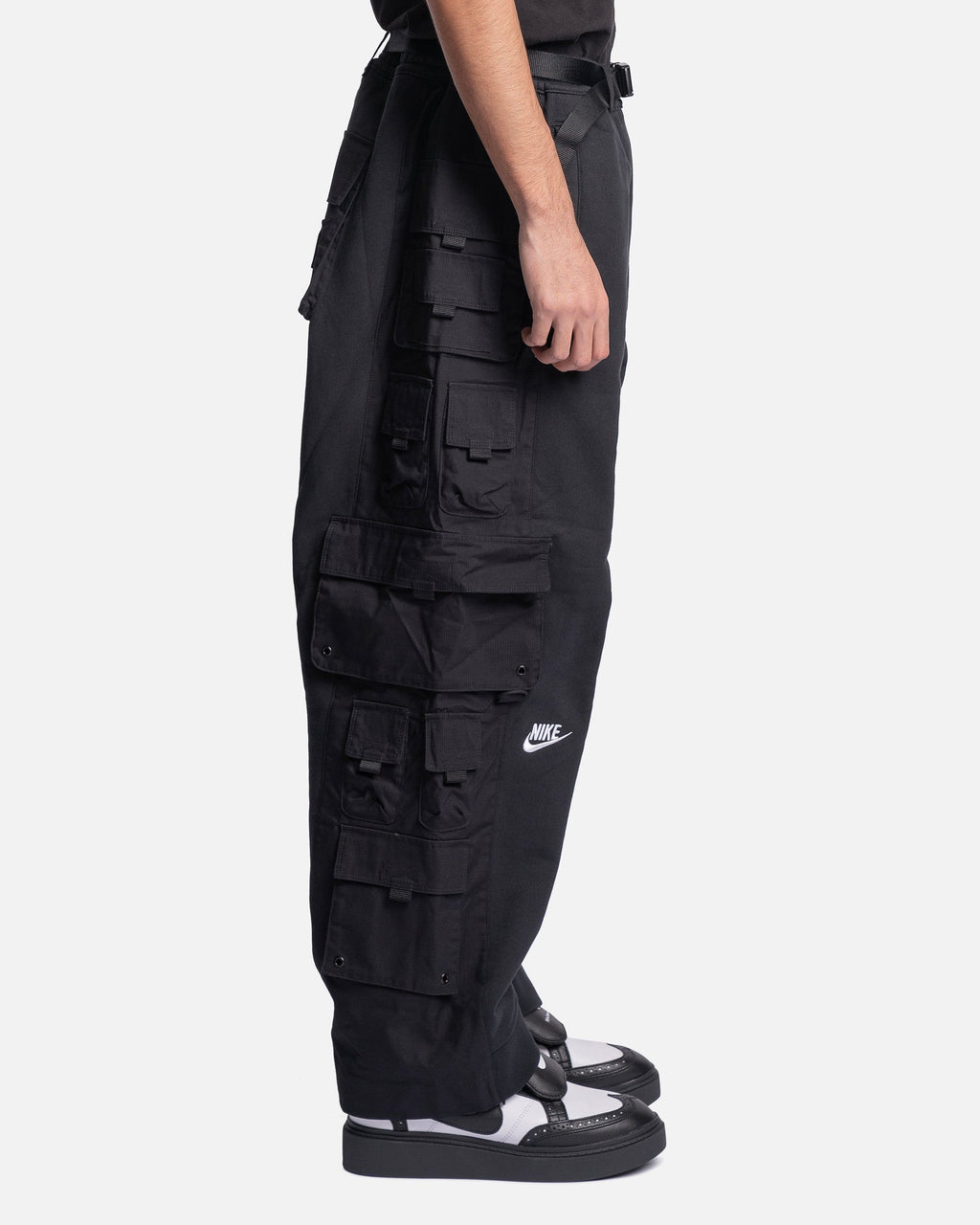 Peaceminusone Wide Pants In Black Nike – Гарантія оригінальності – детальний вид
