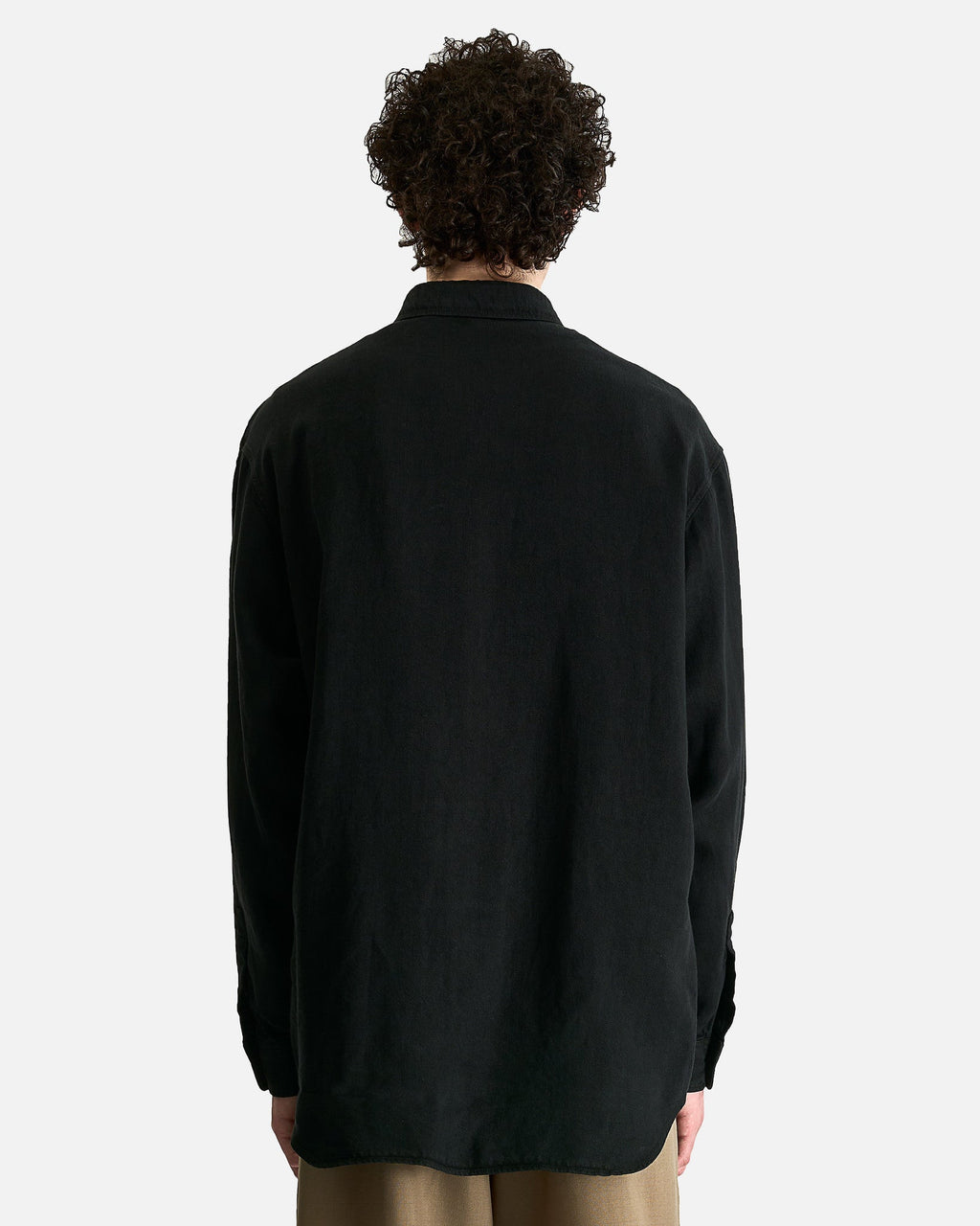 Penn Shirt In Black The row – Гарантія оригінальності – детальний вид