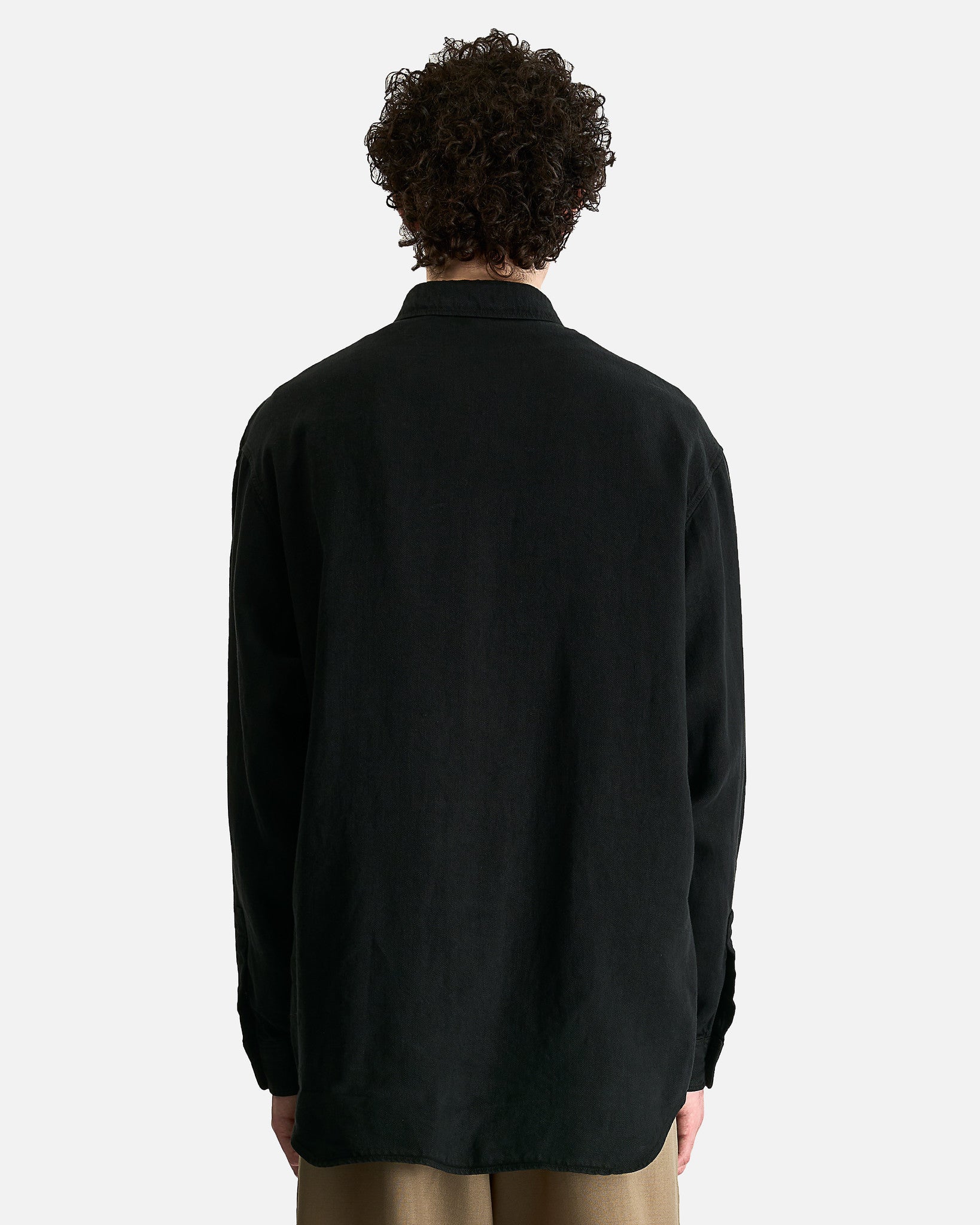 Penn Shirt In Black The row – Гарантія оригінальності – детальний вид