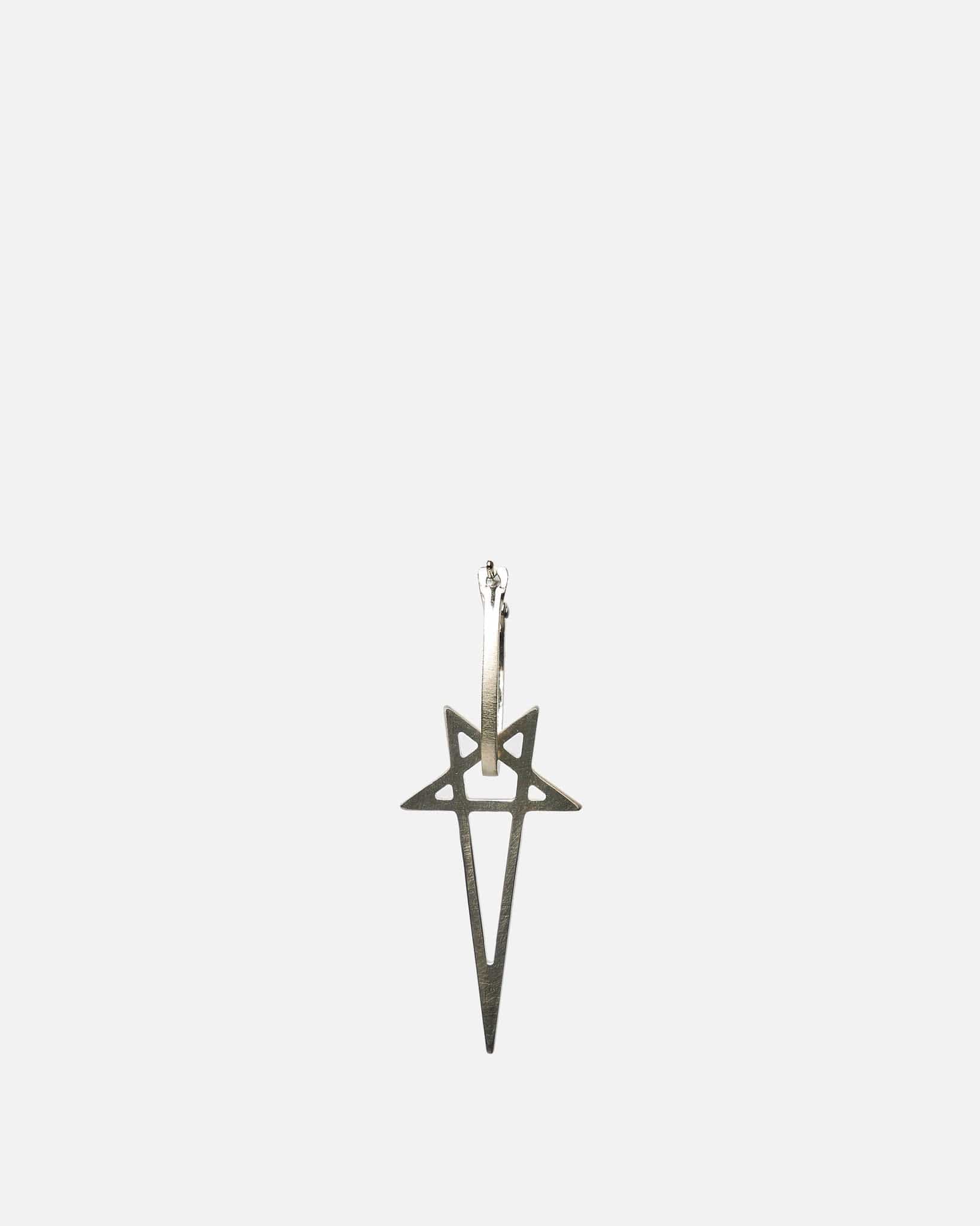 Pentagram Earring In Palladio Rick owens оригінал – Купити в Україні – детальний вид - RICK OWENS