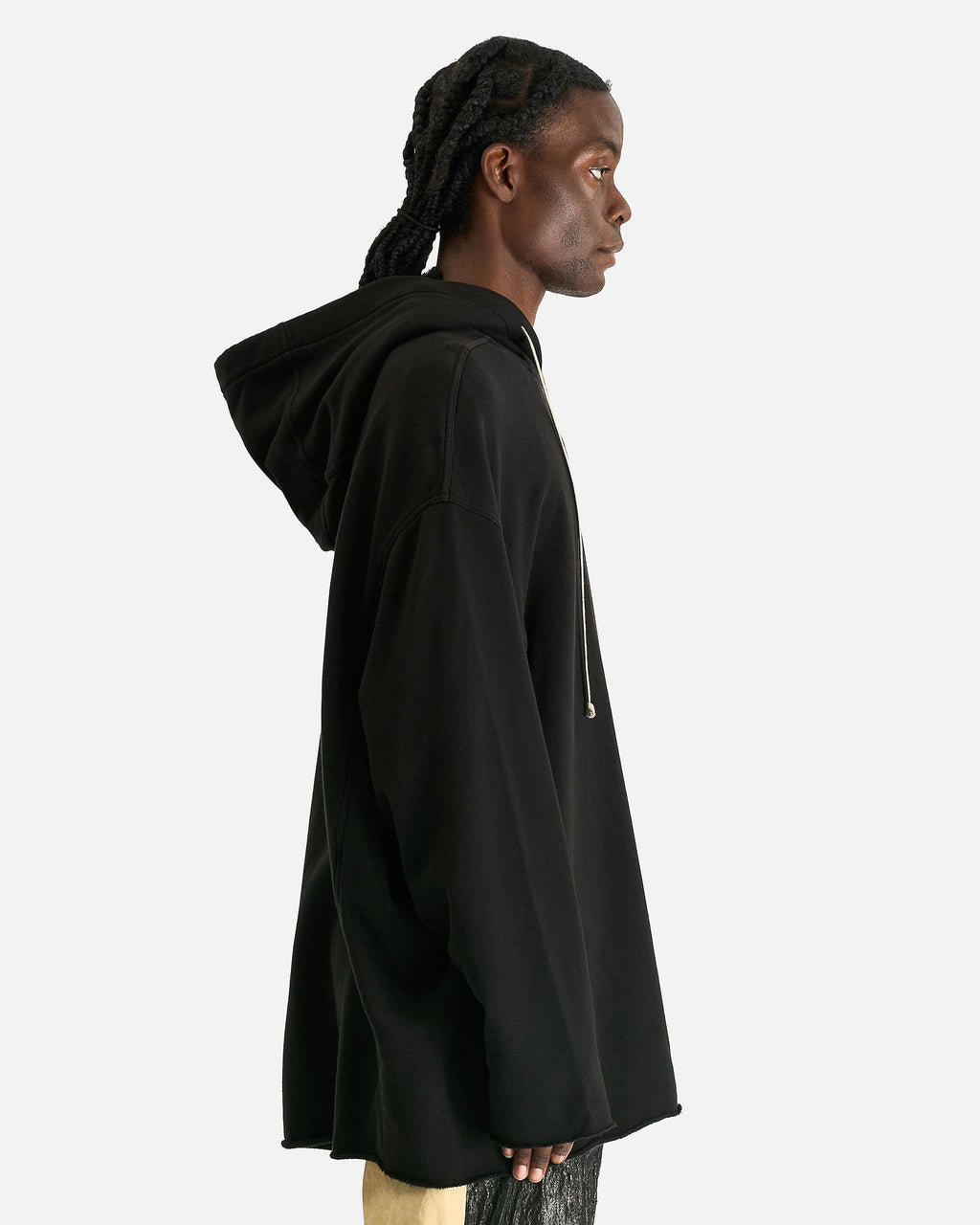 Оригінальна Peter Hoodie In Black Rick owens – вид ззаду
