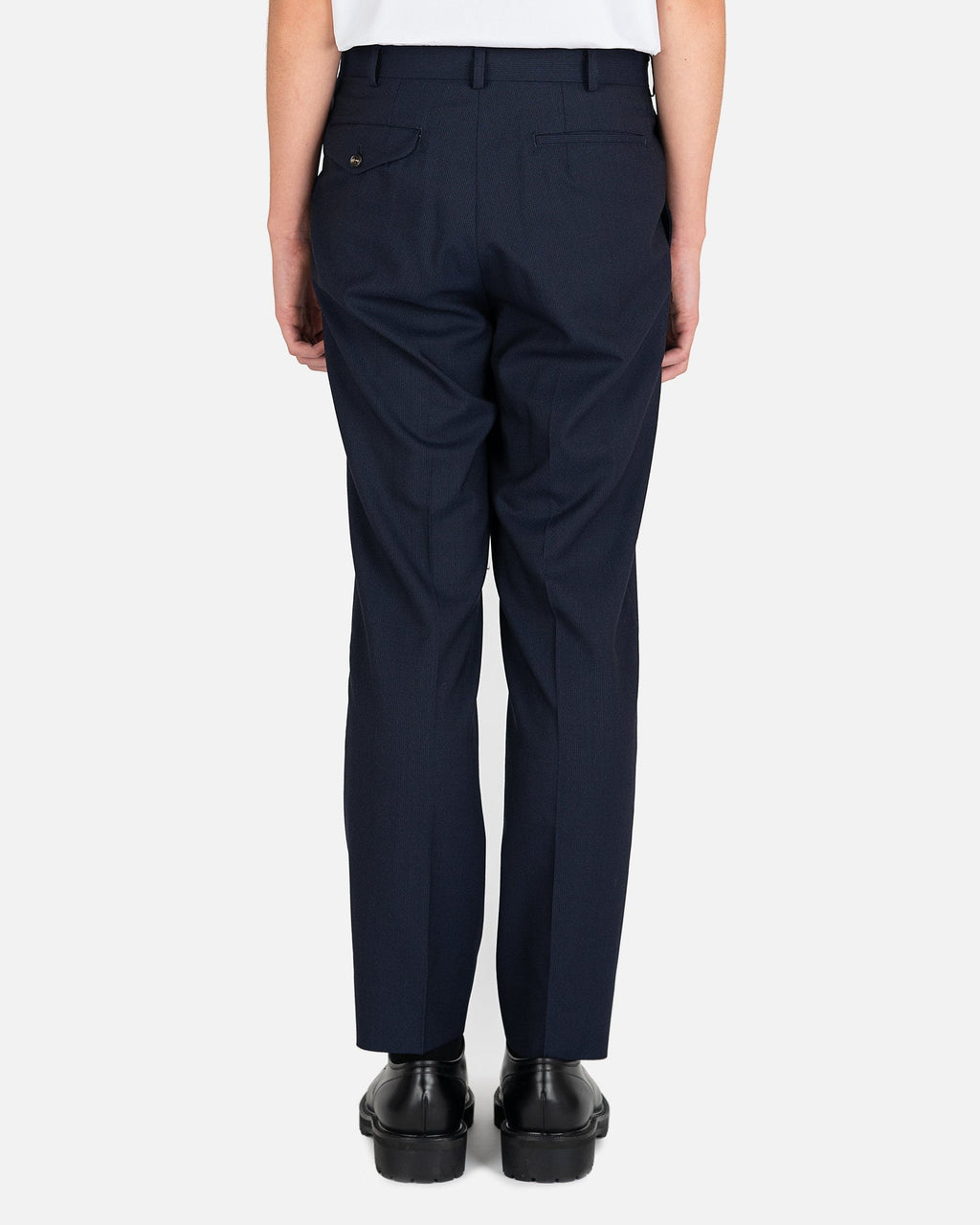 Pinstriped Trousers In Navy Comme des garcons оригінал – Купити в Україні – детальний вид