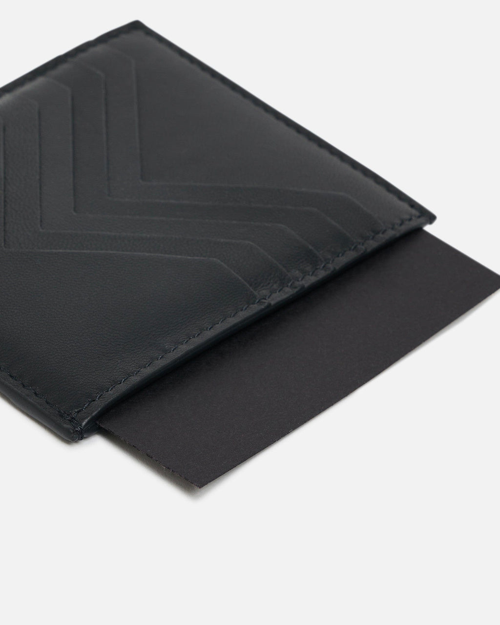 Pirarucu Leather Square CC Holder In Black Rick owens – Гарантія оригінальності – збільшений вид