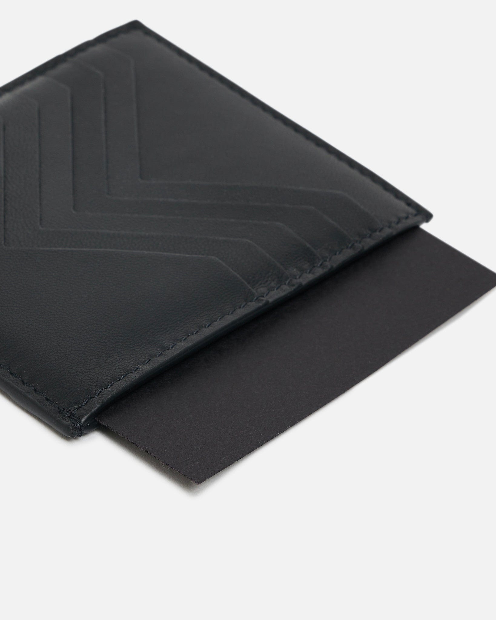 Pirarucu Leather Square CC Holder In Black Rick owens – Гарантія оригінальності – збільшений вид