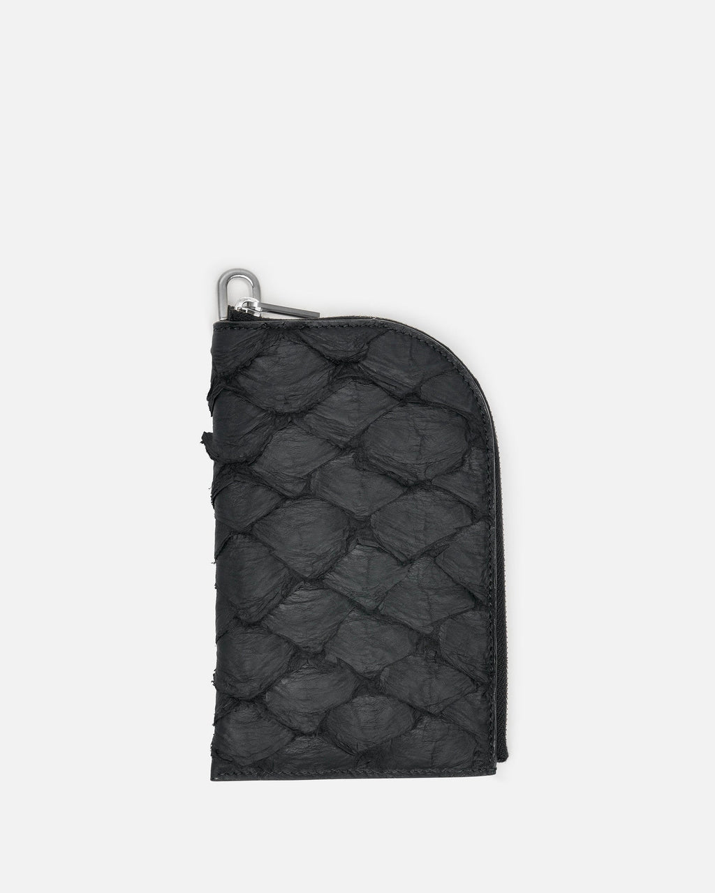 Оригінальна Pirarucu Neckwallet In Black Rick owens – боковий вид