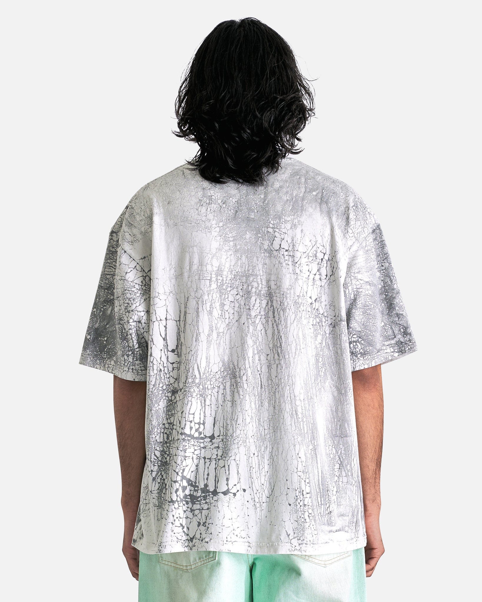 Plaster Print T-Shirt In Faded Black Acne studios оригінал – Купити в Україні – детальний вид