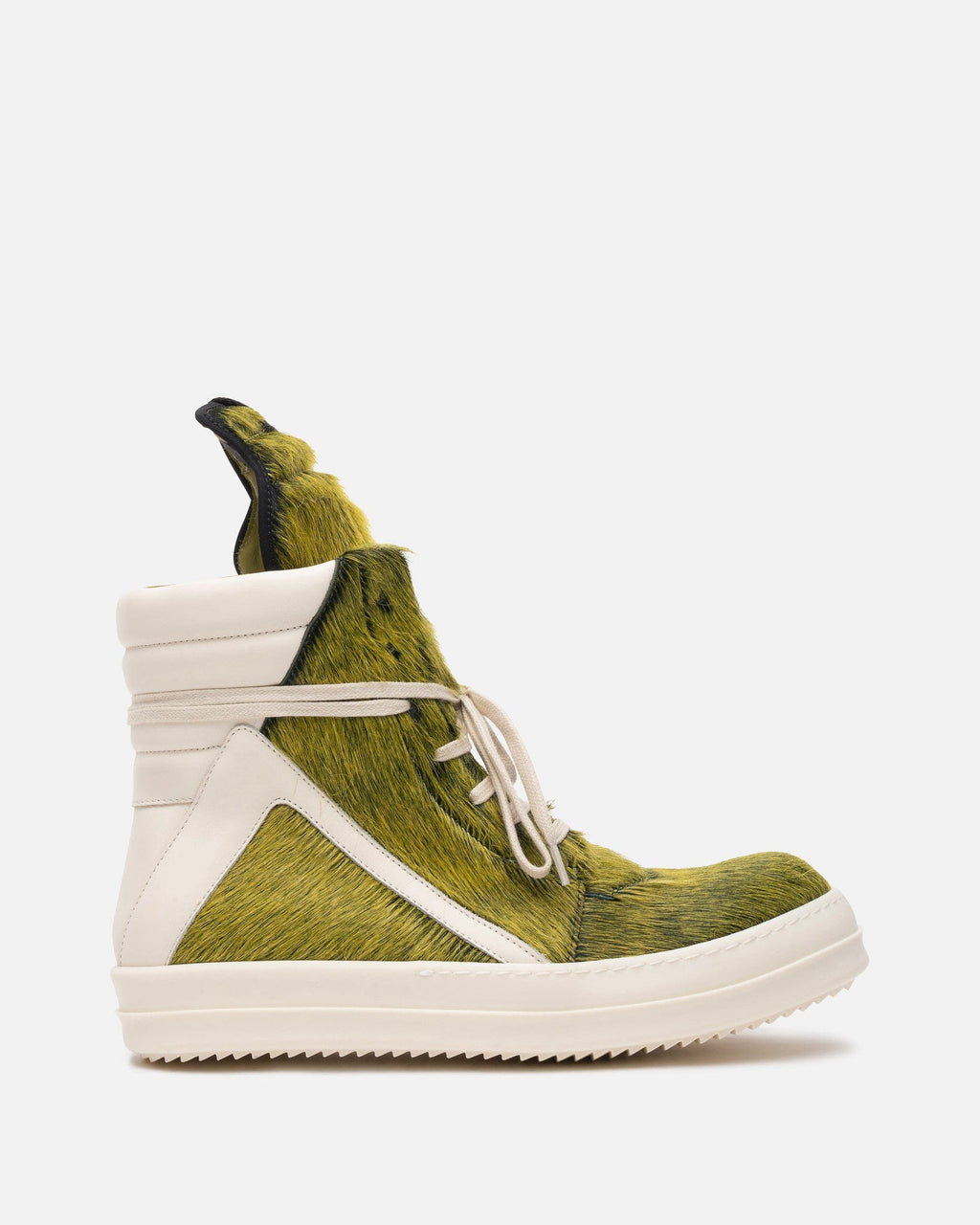 Оригінальна Pony Hair Geobasket In Acid Melange Rick owens – боковий вид