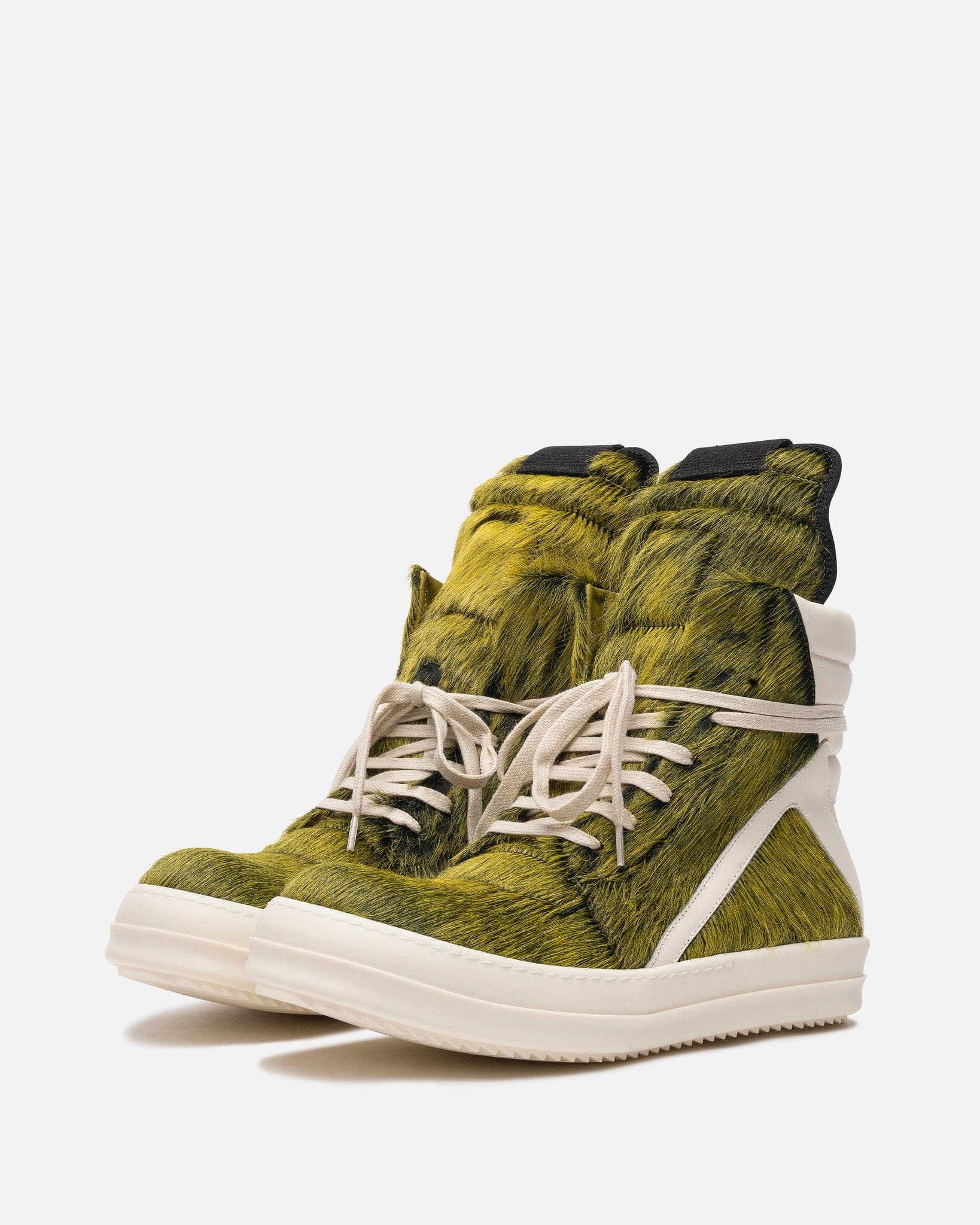 Оригінальна Pony Hair Geobasket In Acid Melange Rick owens – вид ззаду