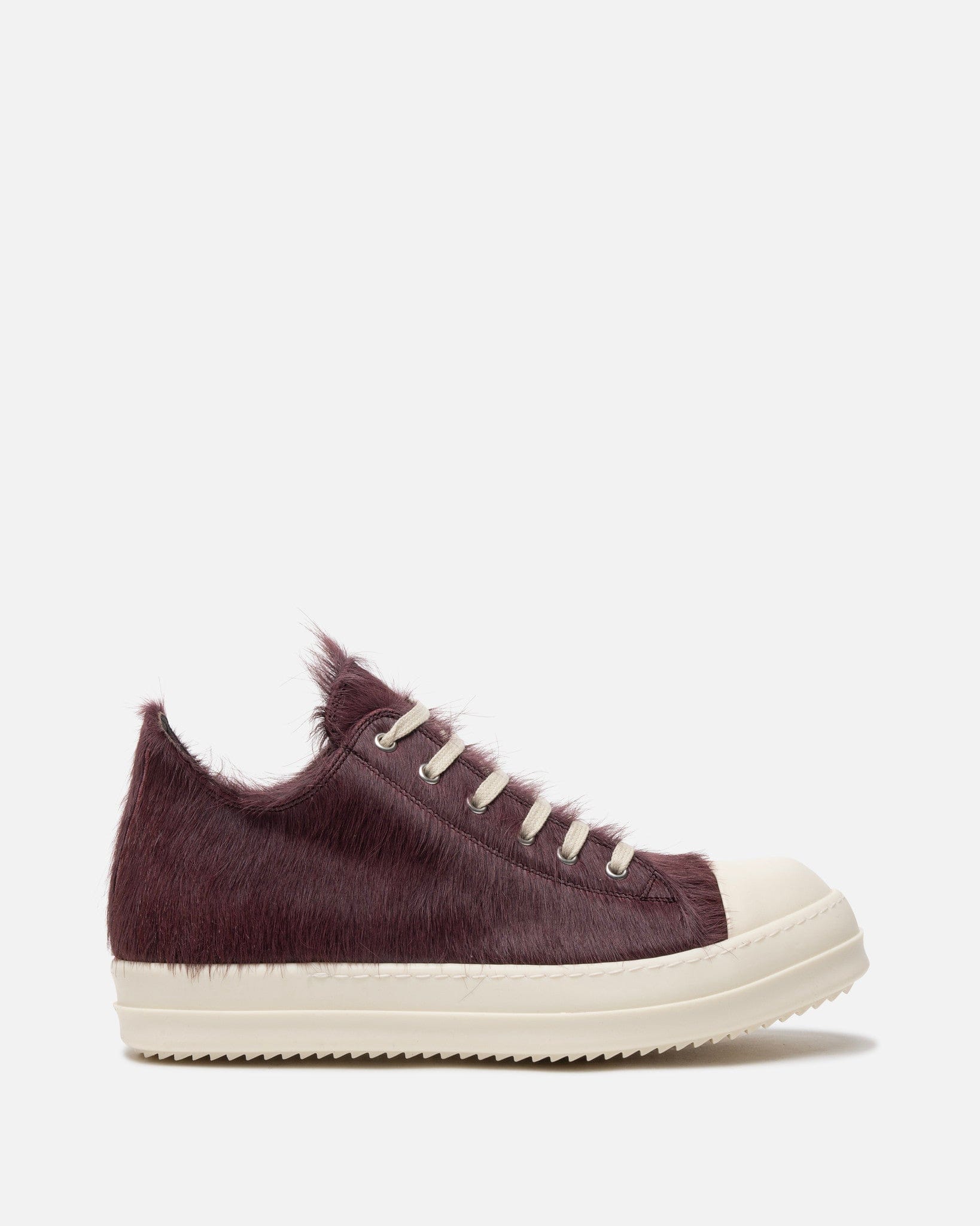 Pony Hair Low Ramones In Amethyst Rick owens – Гарантія оригінальності – боковий вид
