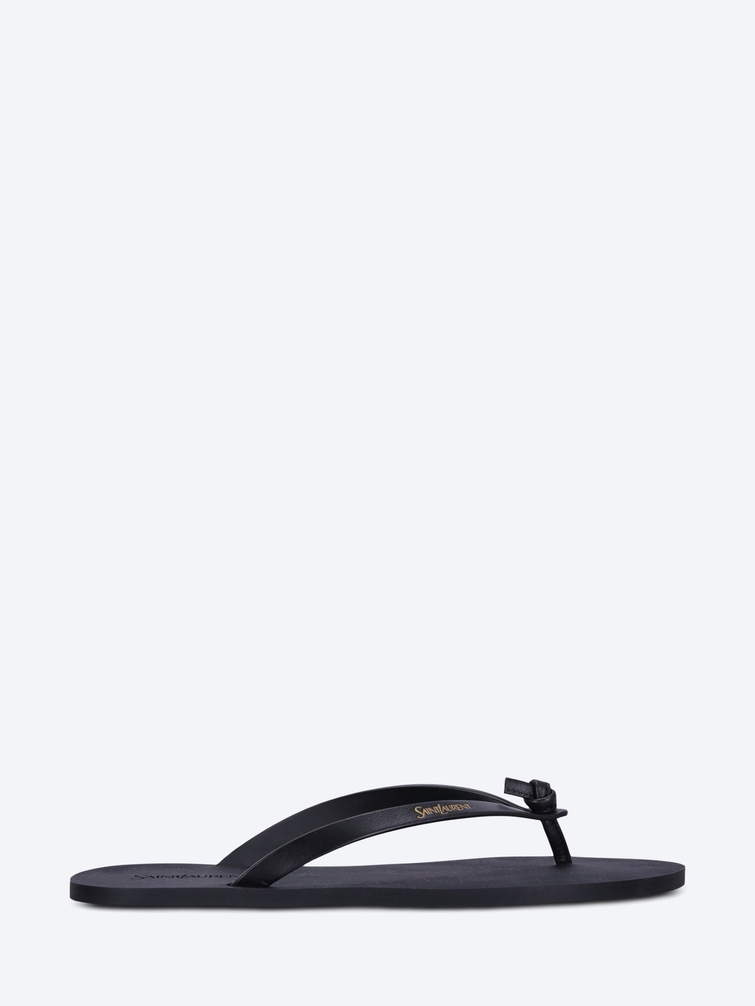 Оригінальна Pool Smooth Leather Flip Flops Saint laurent – боковий вид