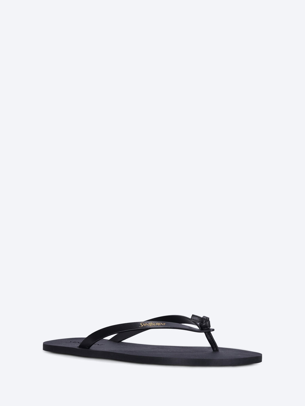 Оригінальна Pool Smooth Leather Flip Flops Saint laurent – вид ззаду