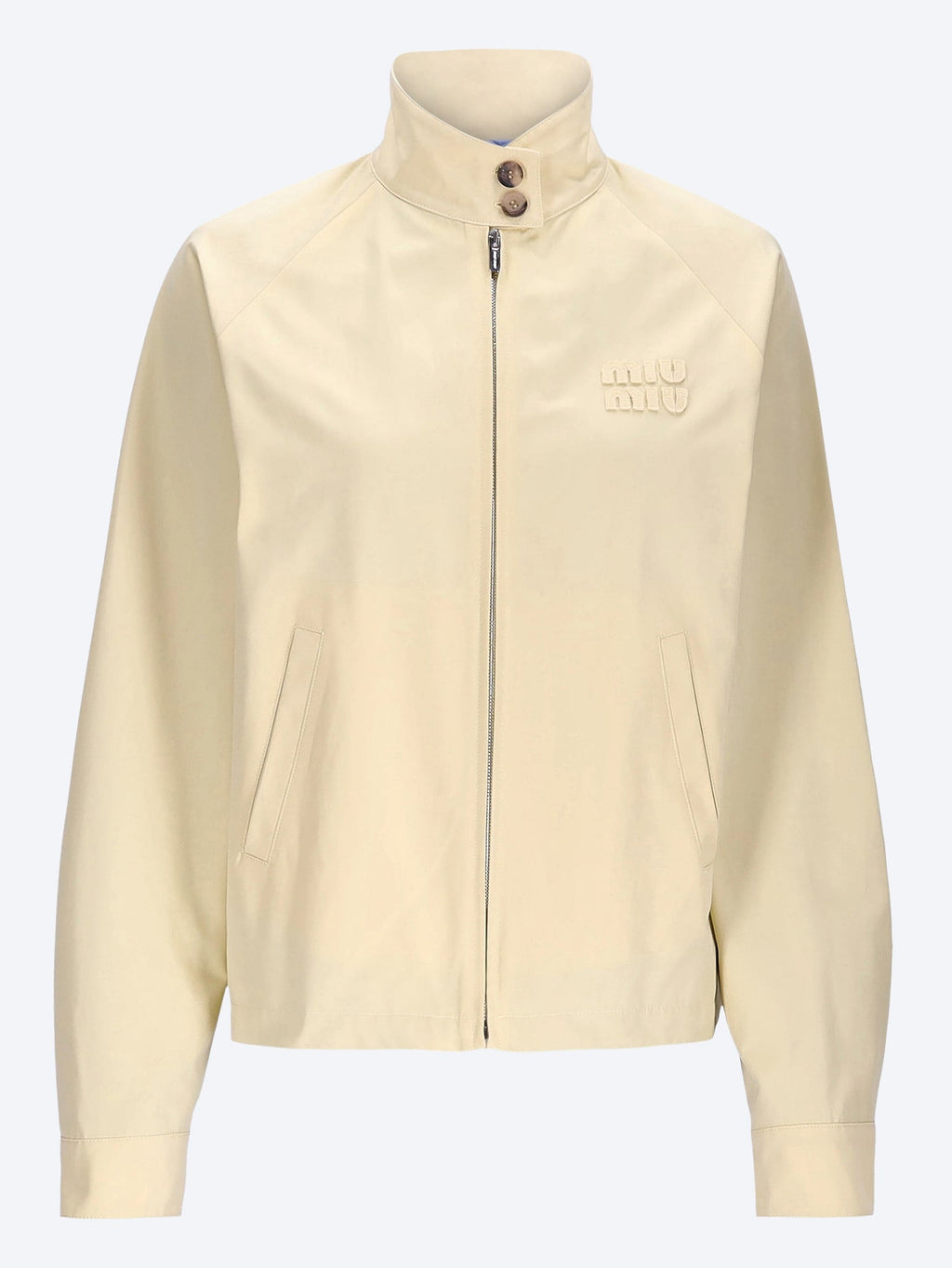 Poplin Blouson Jacket Miu miu – Гарантія оригінальності – боковий вид