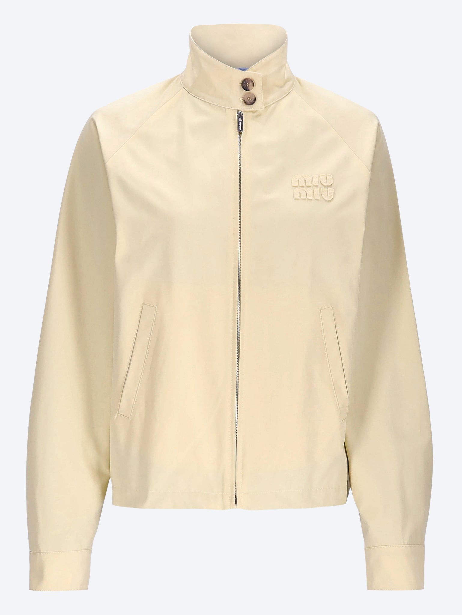 Poplin Blouson Jacket Miu miu – Гарантія оригінальності – боковий вид