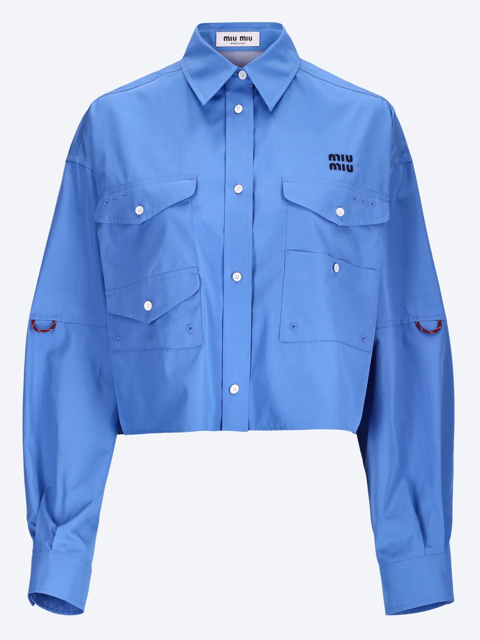 Poplin Shirt Miu miu – Гарантія оригінальності – боковий вид