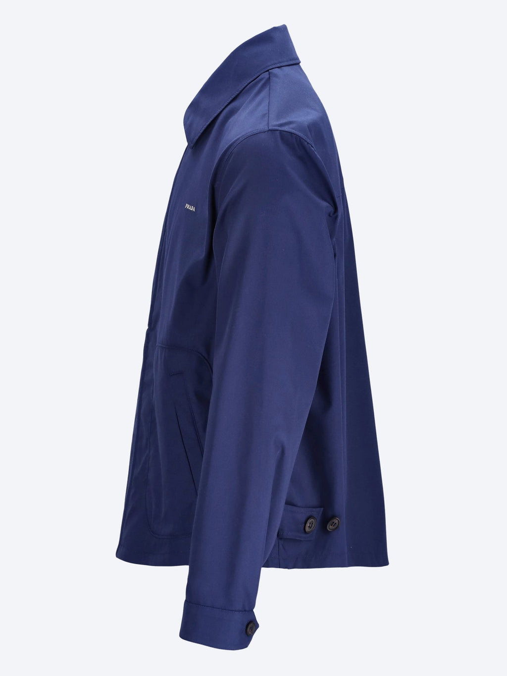 Оригінальна Poplin Uniform Jacket Prada – вид ззаду
