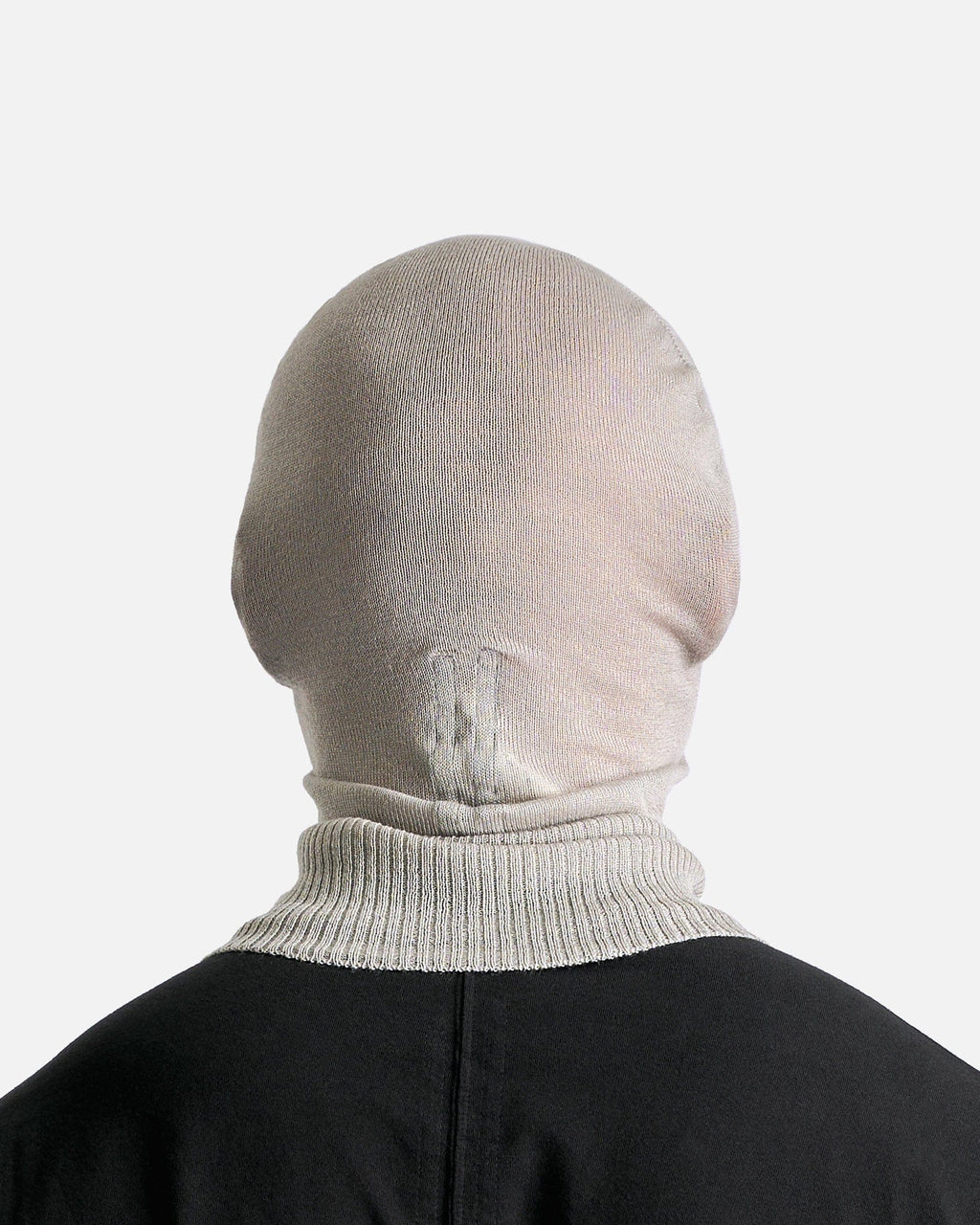 Оригінальна Porterville Skull Balaclava In Pearl Rick owens – збільшений вид
