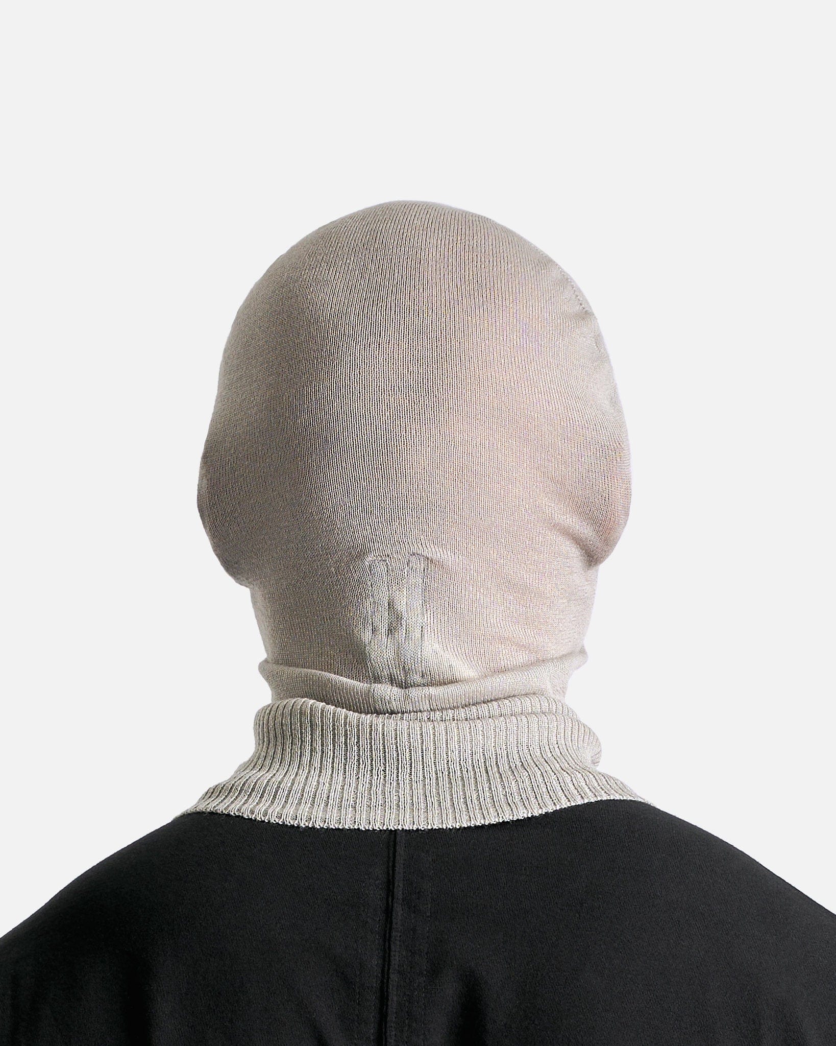 Оригінальна Porterville Skull Balaclava In Pearl Rick owens – збільшений вид