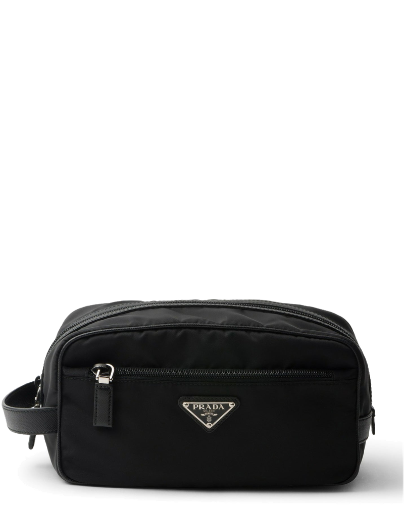 Travel Pouch In Re-Nylon And Saffiano Prada – Гарантія оригінальності
