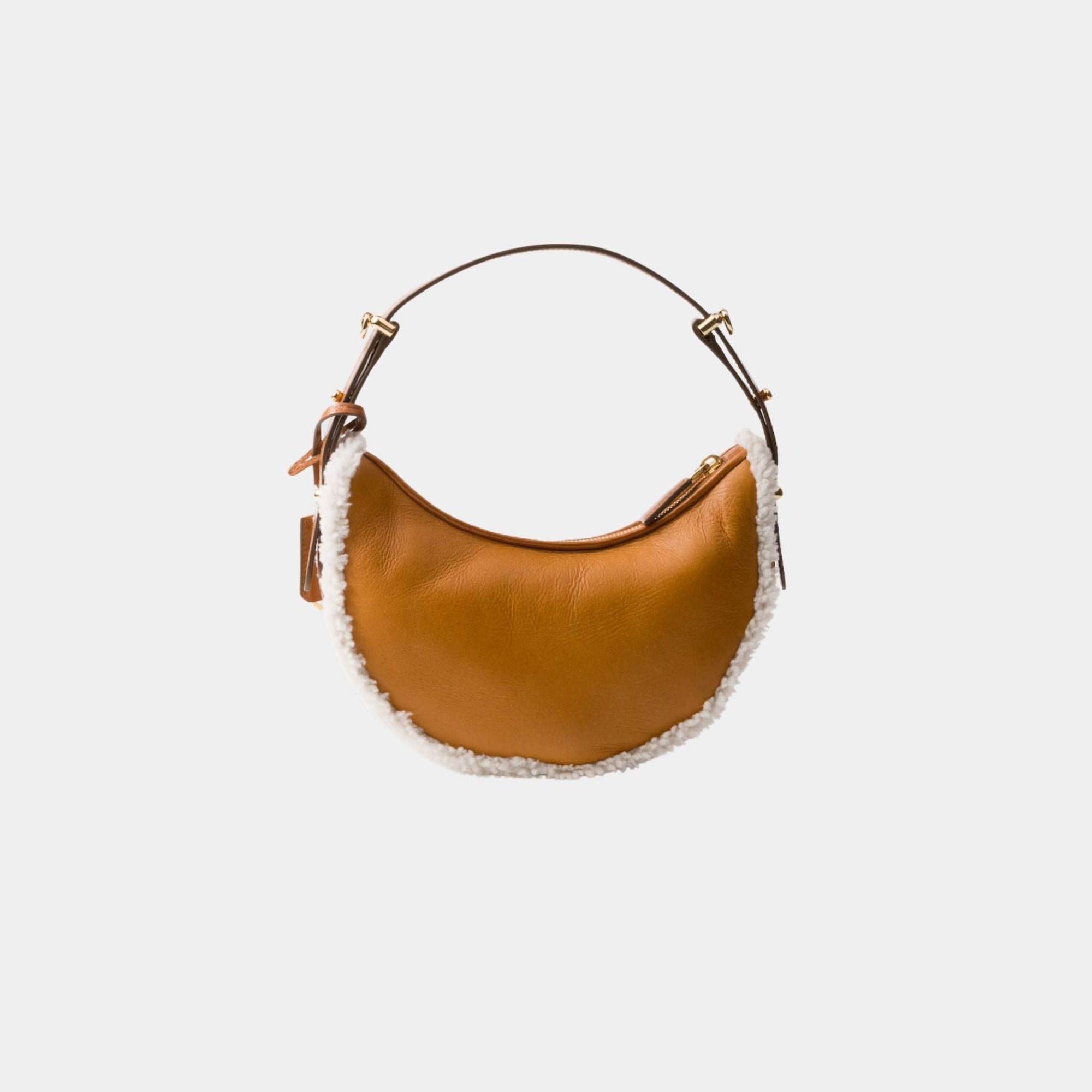 Arque Small Shearling Shoulder Bag Prada оригінал – Купити в Україні – детальний вид