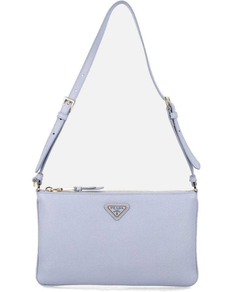 Leather Pouch With Logo Prada – Гарантія оригінальності