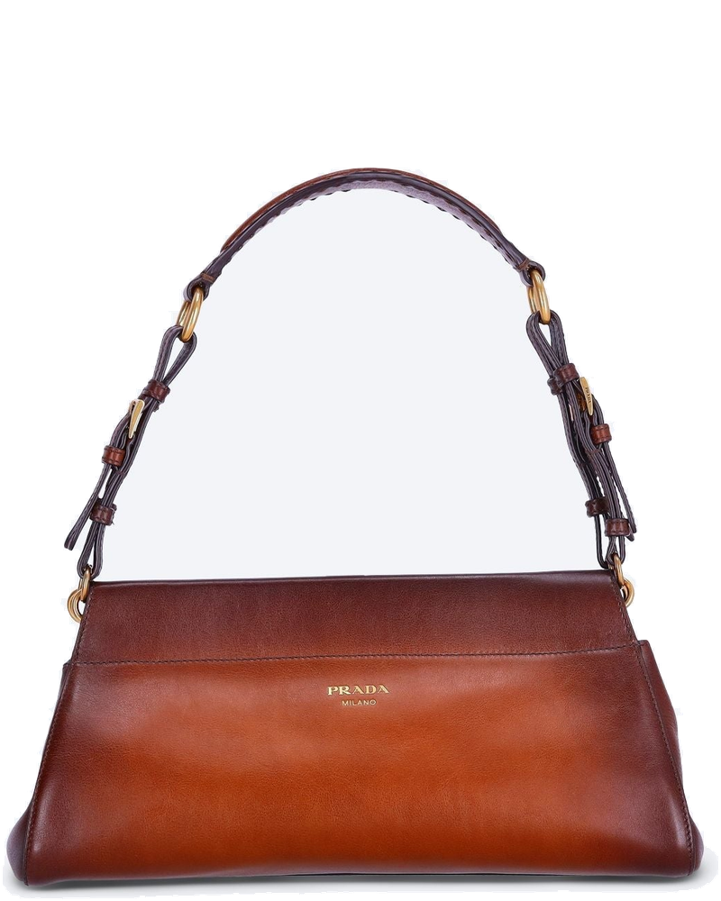 Оригінальна Enchaine Medium Leather Handbag Prada