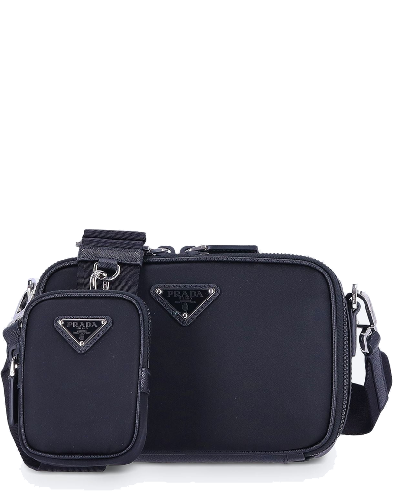 Brique Re-Nylon And Saffiano Leather Bag Prada оригінал – Купити в Україні