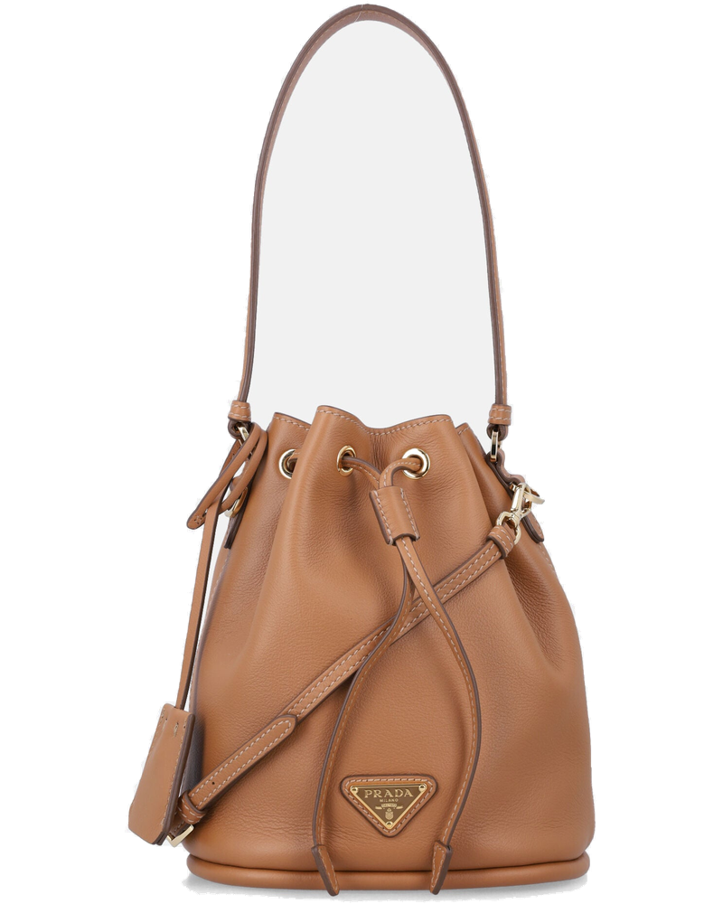 Leather Mini Bucket Bag Prada оригінал – Купити в Україні
