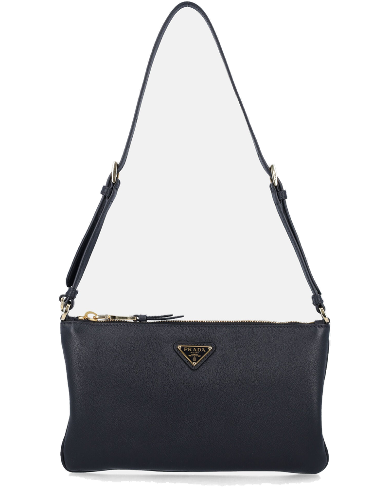 Leather Pouch With Logo Prada – Гарантія оригінальності