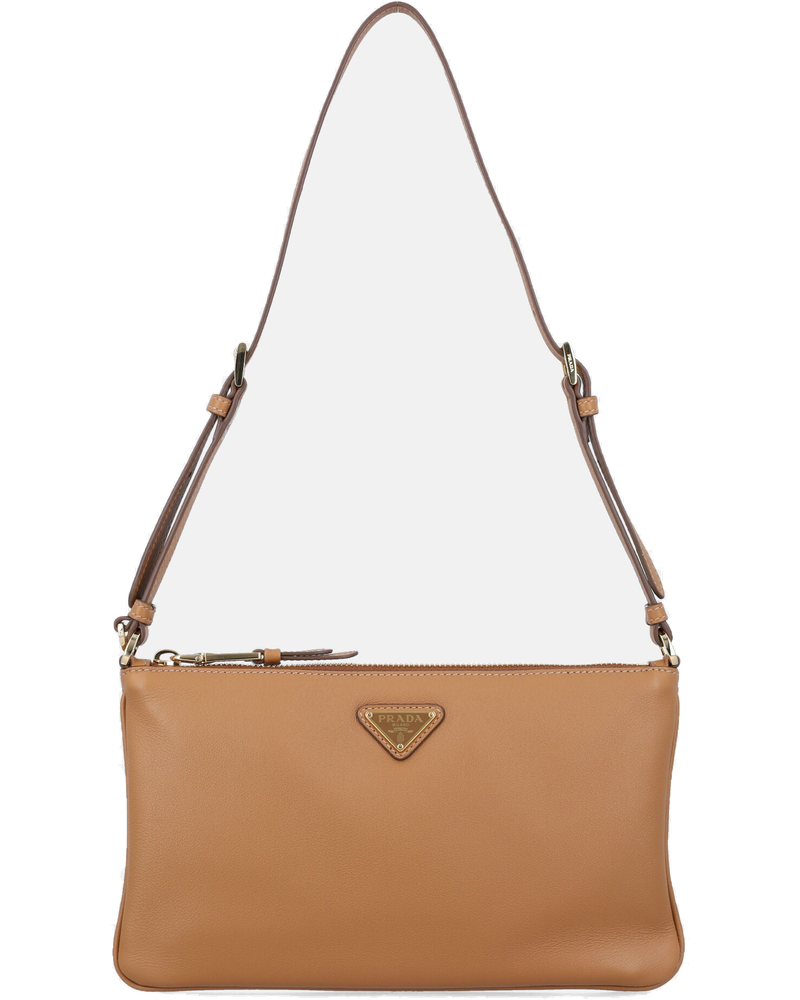 Leather Pouch With Logo Prada – Гарантія оригінальності