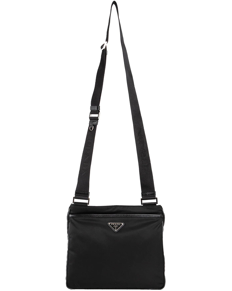 Nylon And Saffiano Leather Shoulder Bag Prada оригінал – Купити в Україні