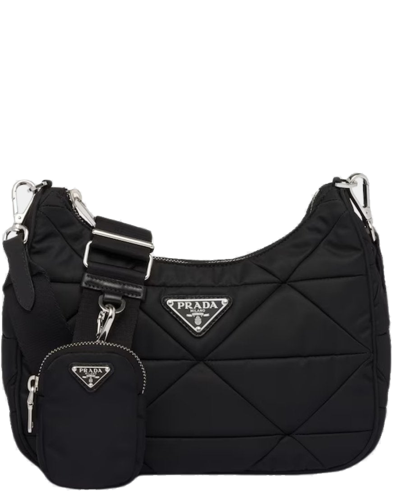 Оригінальна Padded Re-Nylon Shoulder Bag Prada