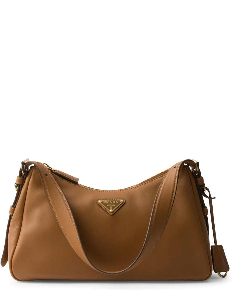 Оригінальна Aimee Medium Leather Shoulder Bag Prada