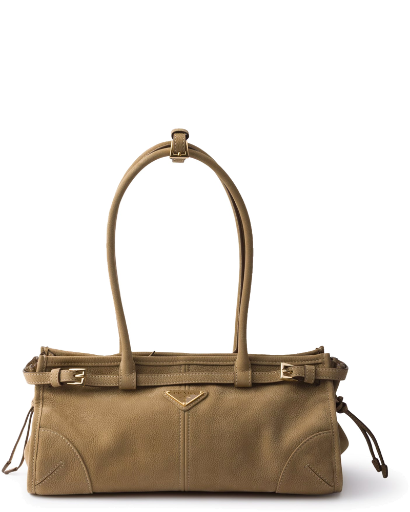 Bonnie Medium Handbag In Nubuck Leather Prada оригінал – Купити в Україні