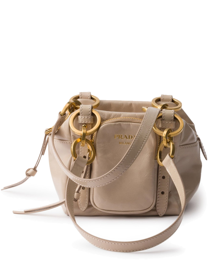 Dangle Mini Leather Top Handle Prada – Гарантія оригінальності