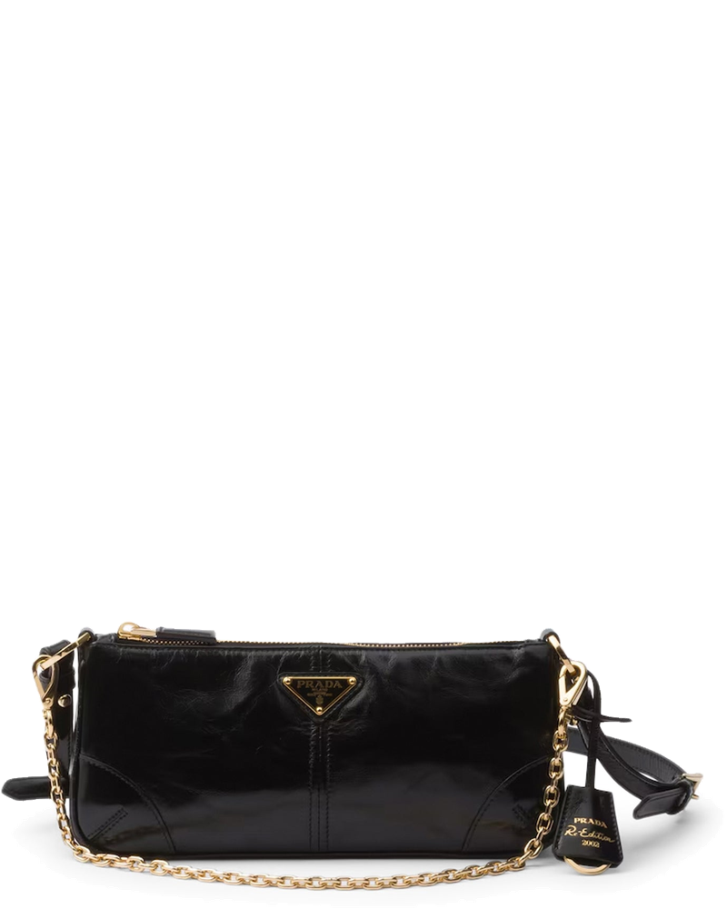 Re Edition 2002 Medium Leather Shoulder Bag Prada оригінал – Купити в Україні