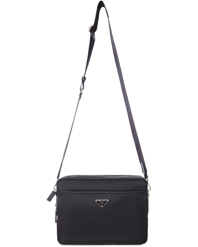 Оригінальна Re-Nylon And Leather Shoulder Bag Prada