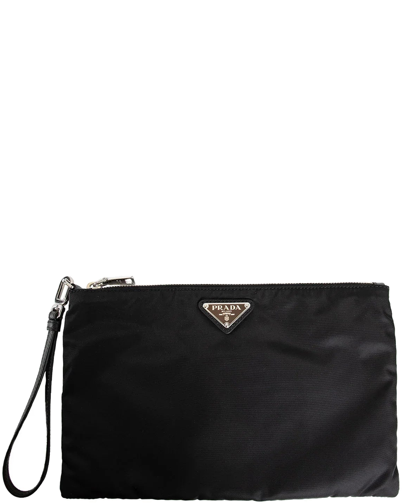 Оригінальна Re-Nylon And Saffiano Leather Pouch Prada