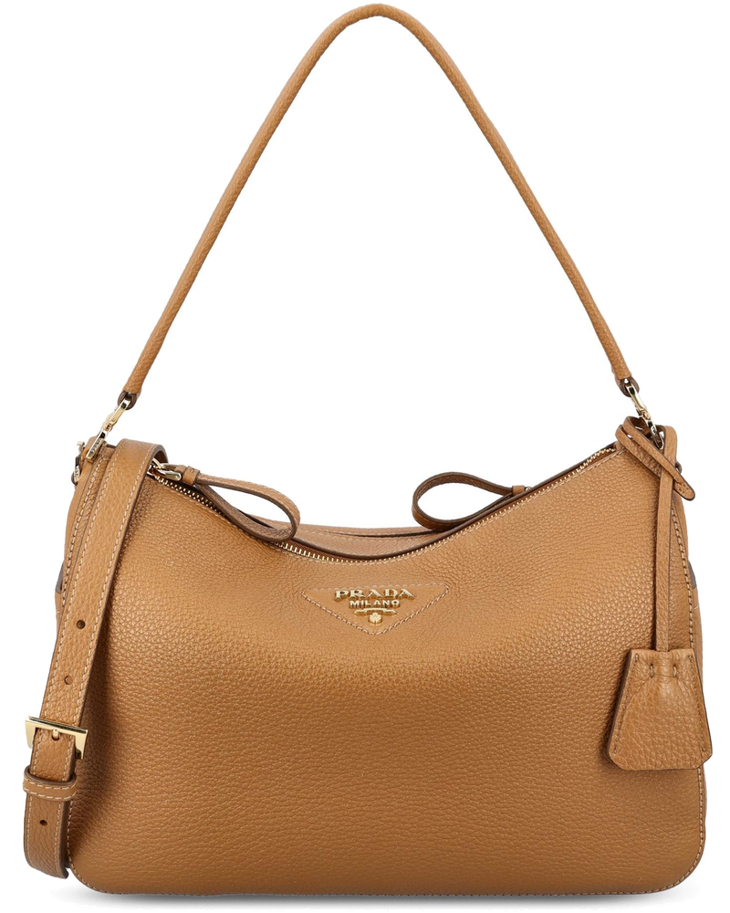 Оригінальна Medium Leather Shoulder Bag Prada