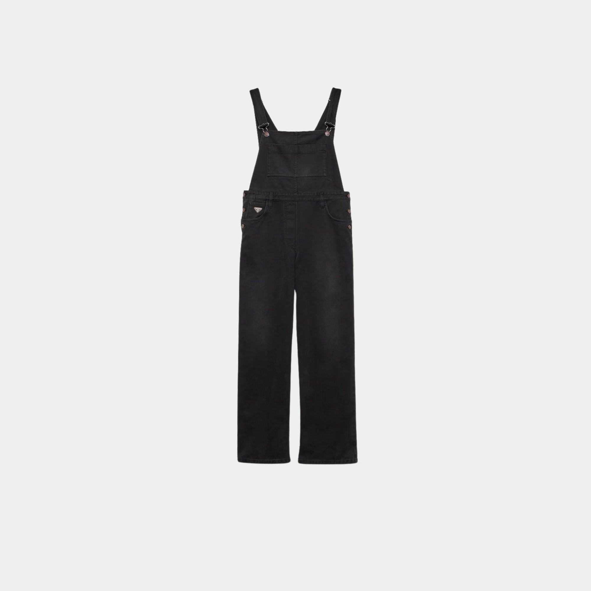 Black Denim Overalls Prada оригінал – Купити в Україні – боковий вид