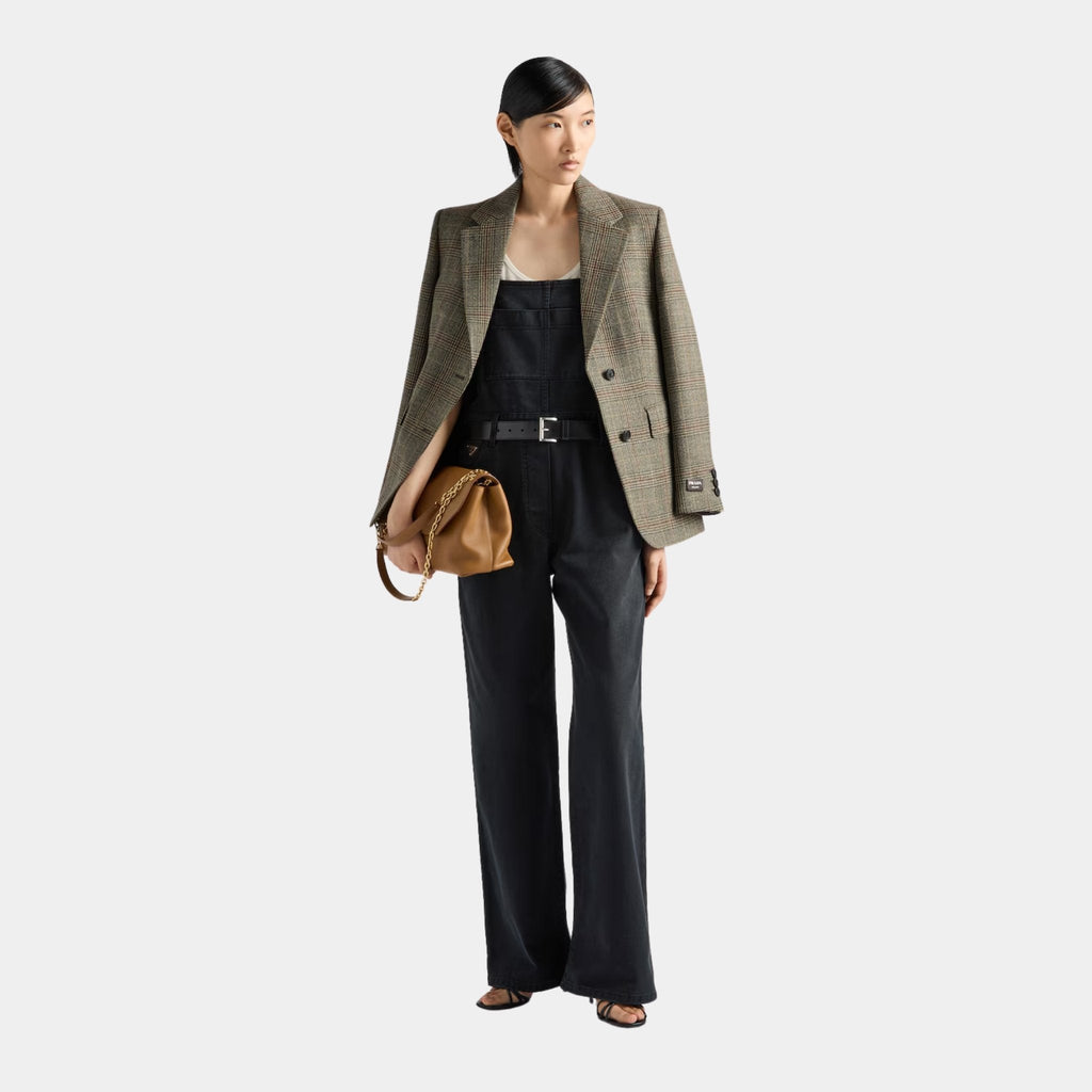 Black Denim Overalls Prada оригінал – Купити в Україні – вид ззаду